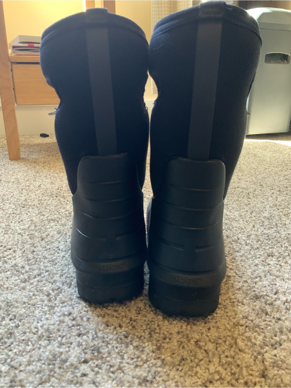 Bogs Kids Tall Waterproof Boots - Black - Picture 2 of 4